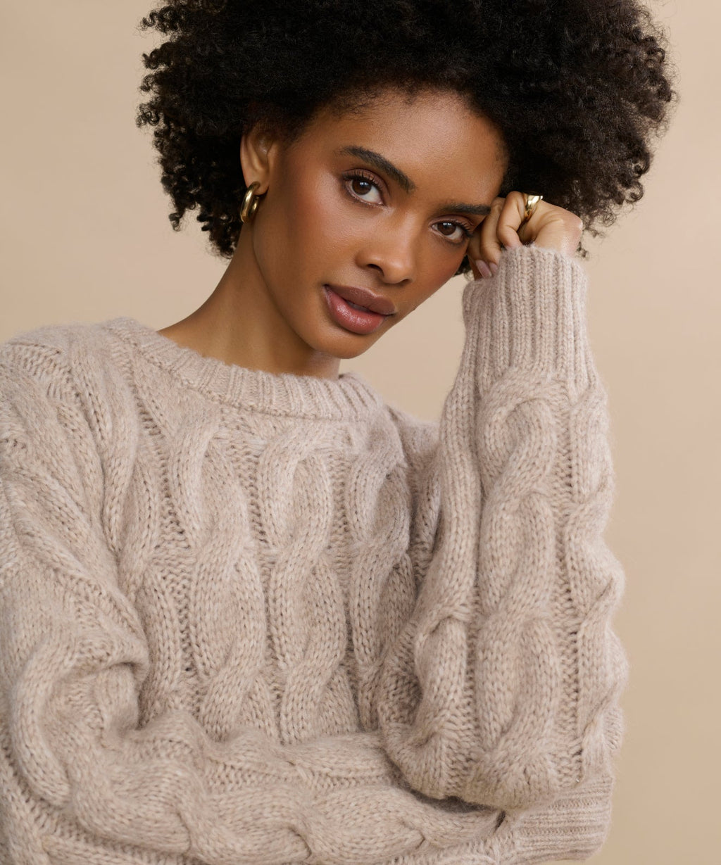 Cable Serena Crewneck