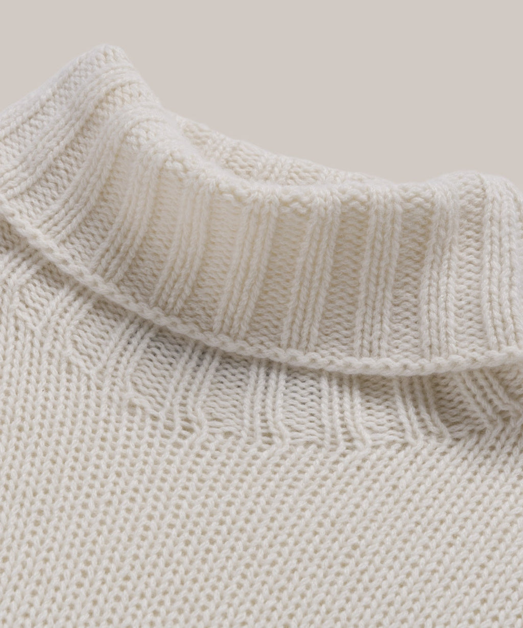 Cashmere Jet Turtleneck