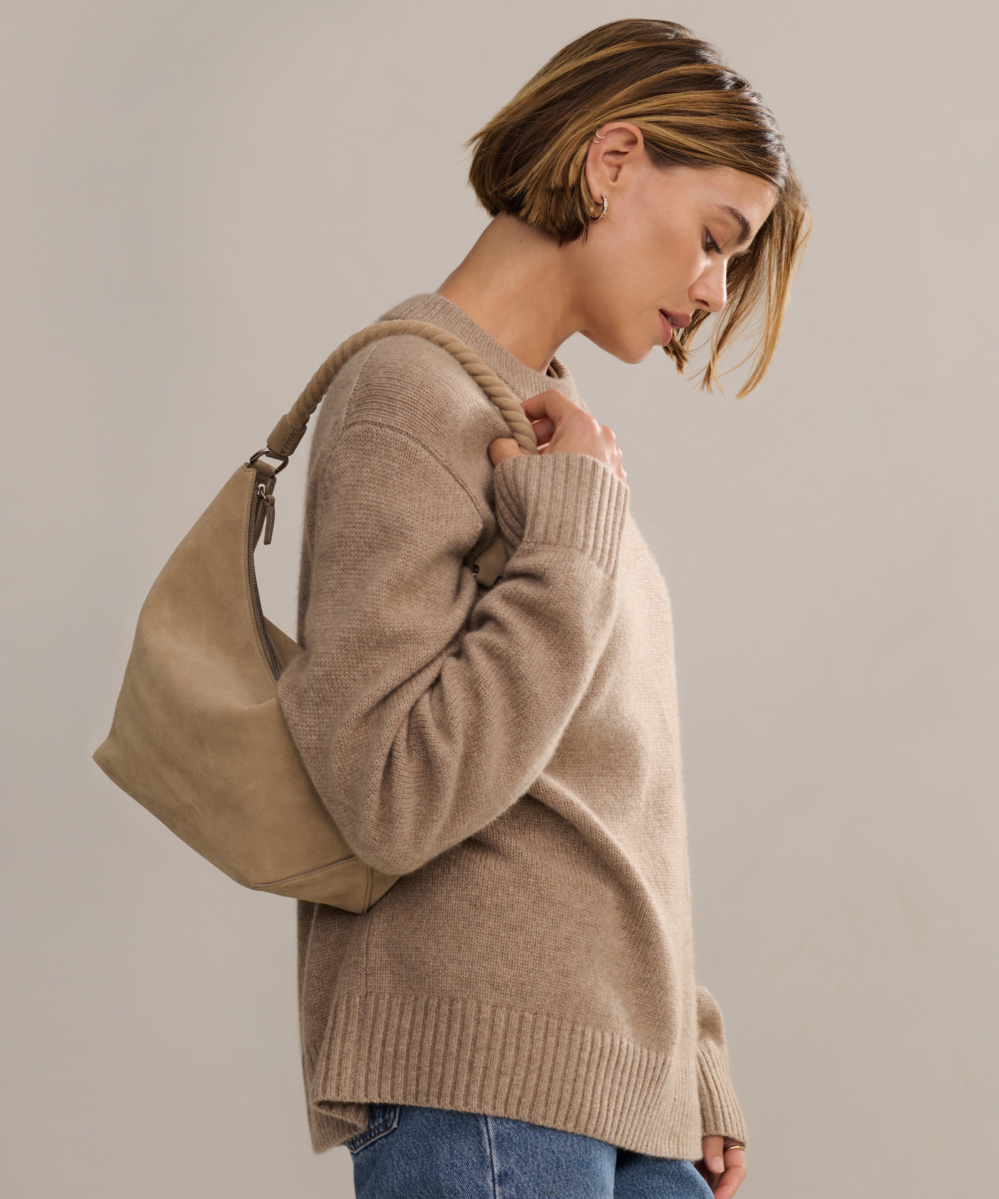 Cashmere Oversized Crewneck