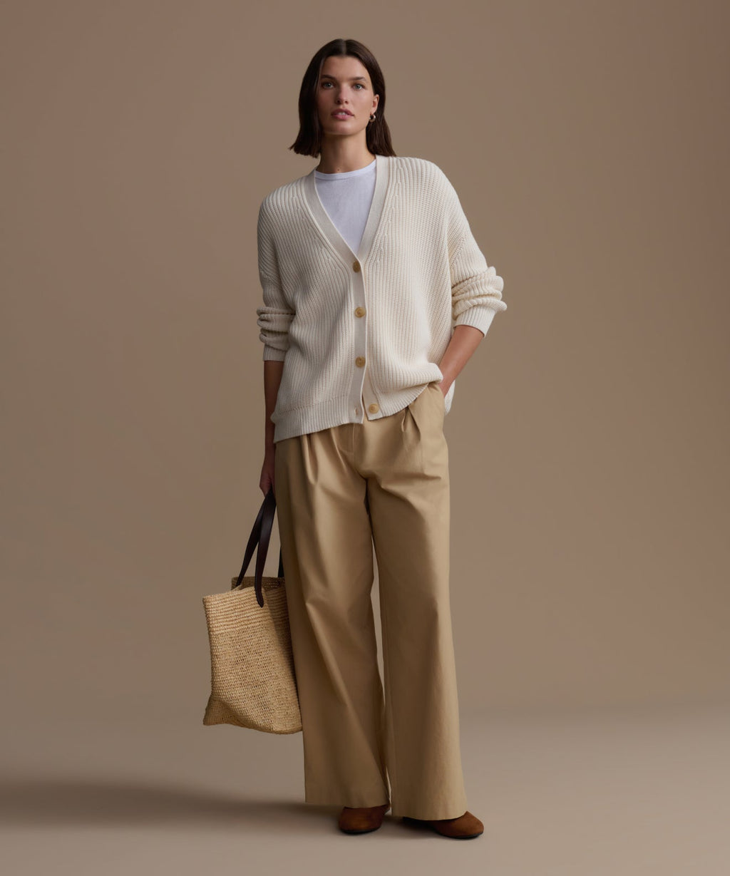 Cotton Cocoon Cardigan